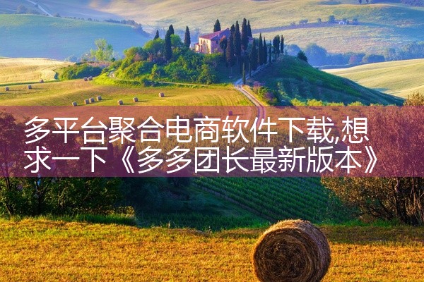 多平台聚合电商软件下载