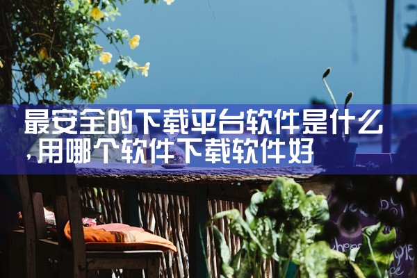 最安全的下载平台软件是什么
