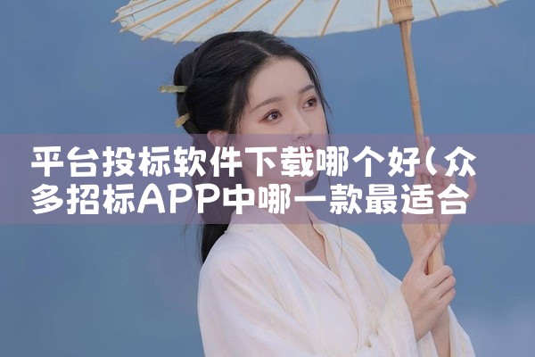 平台投标软件下载哪个好